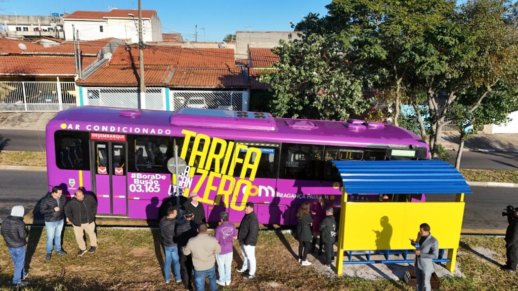 Bragança Paulista inicia ônibus gratuito com Tarifa Zero