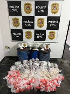 Suspeito de tentativa de assassinato em Jacareí é preso com mais de 27 mil porções de drogas em casa